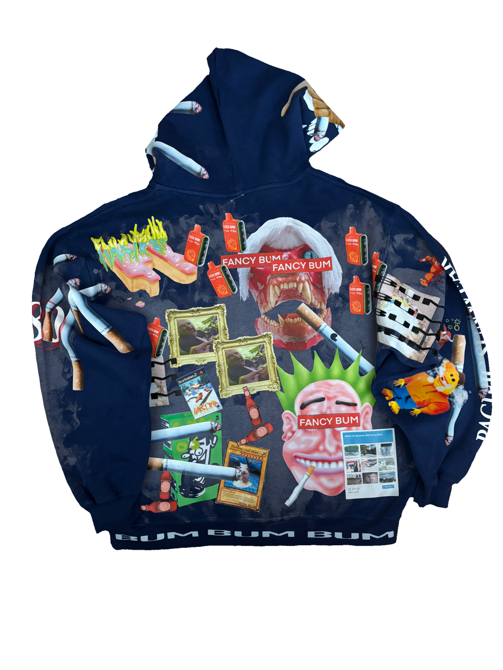 Fancy Bum Full Print Zip