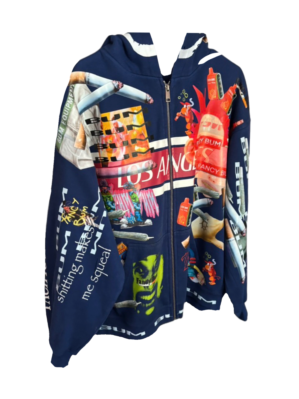 Fancy Bum Full Print Zip