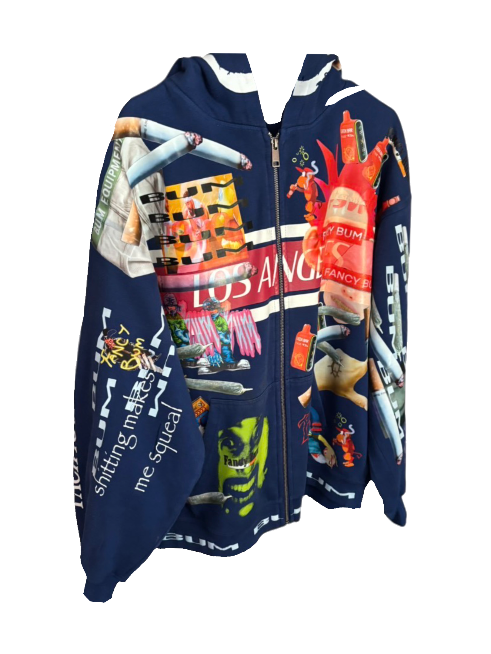 Fancy Bum Full Print Zip